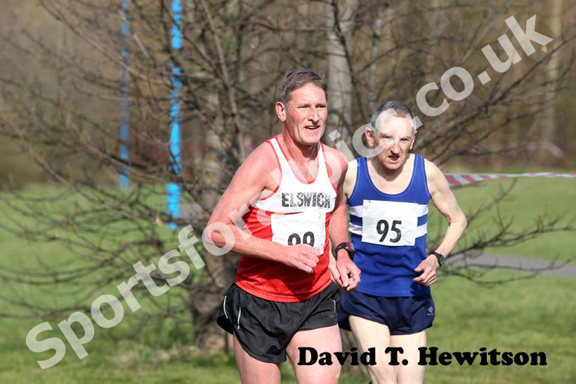 No 99 and 95 in the North East Veteran Championships.